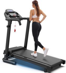 Foldable Treadmills for Home, Portable Treadmill with Handles, 2.5HP Treadmills 300 lb Capacity, APP Control Foldable Treadmills for Home, Portable Treadmill with Handles, 2.5HP Treadmills 300 lb Capacity, APP Control